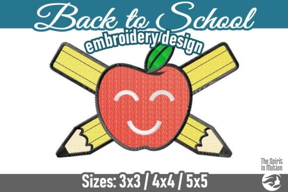 Back to School Apple and Pencils Vol 4