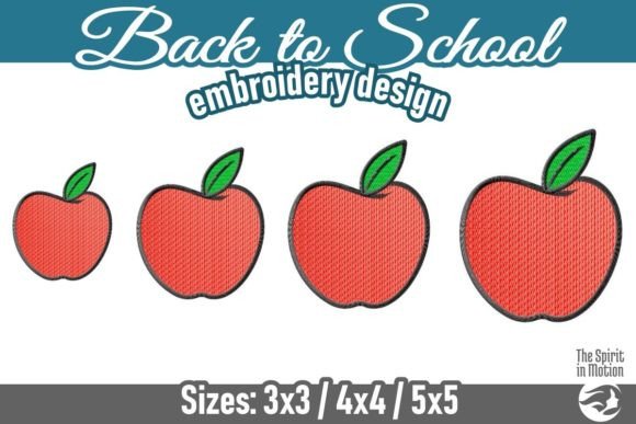Back to School Color Apple