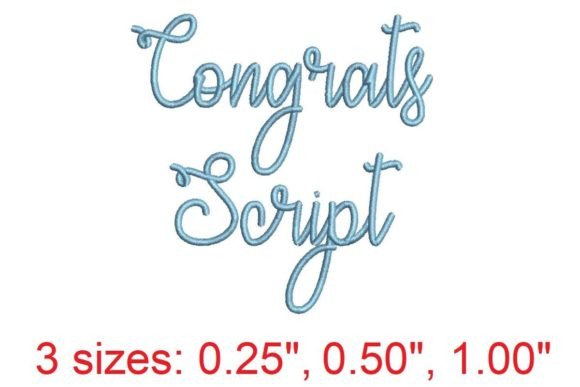 Congrats Script: Elegant & Sale-Ready