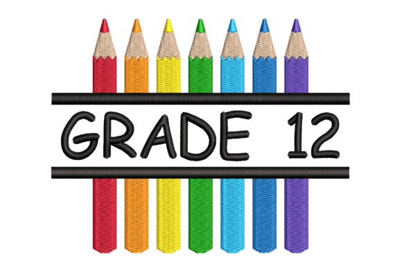 Grade 12 Split Colored Pencils