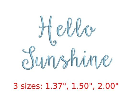 Hello Sunshine Font