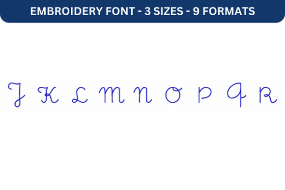 Little Days Font Upper J to R