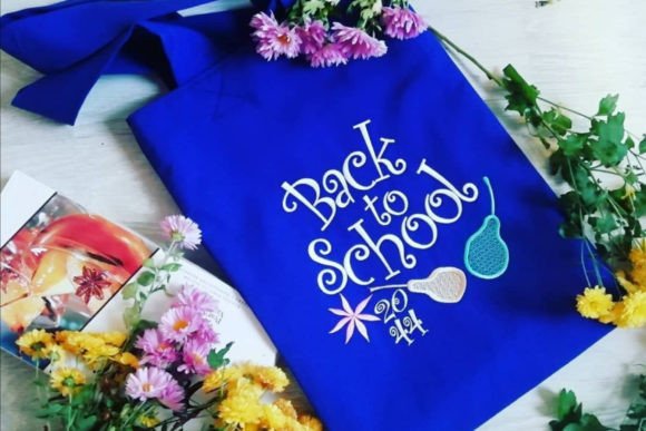 Machine Embroidery Design Lettering Back