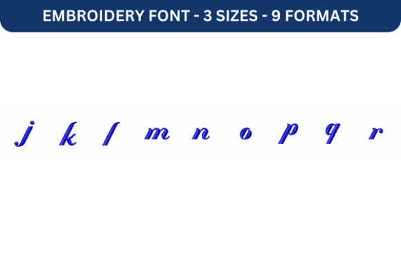 Mademoiselle K Font Lower J to R