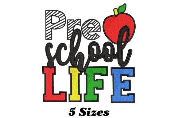 Pre School Life Embroidery Review