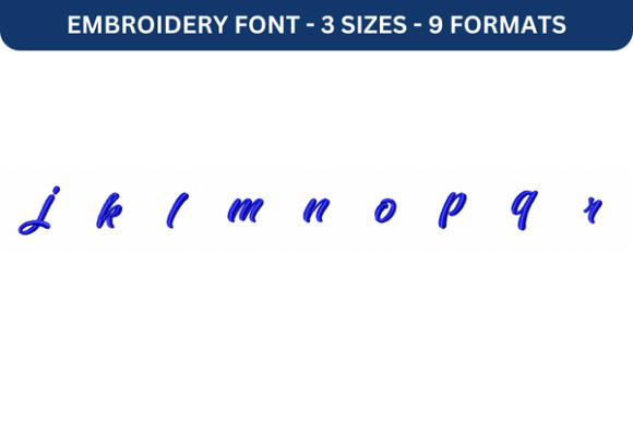 Reality Sunday Font Lower J to R
