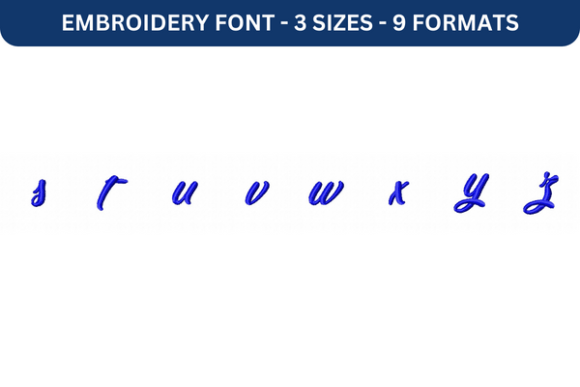 Reality Sunday Font Lower S to Z