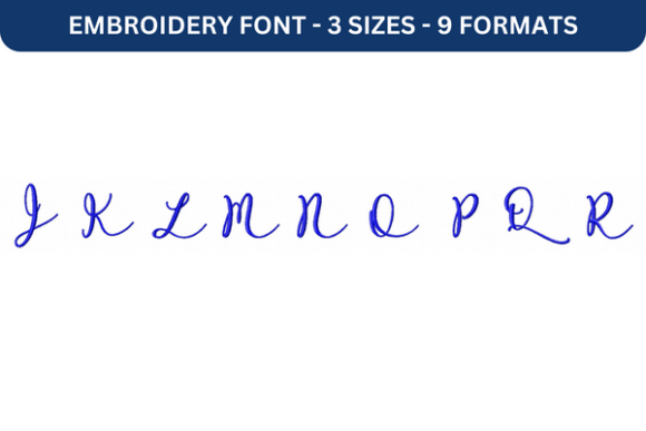 Rose of Baltimore Font Upper J to R