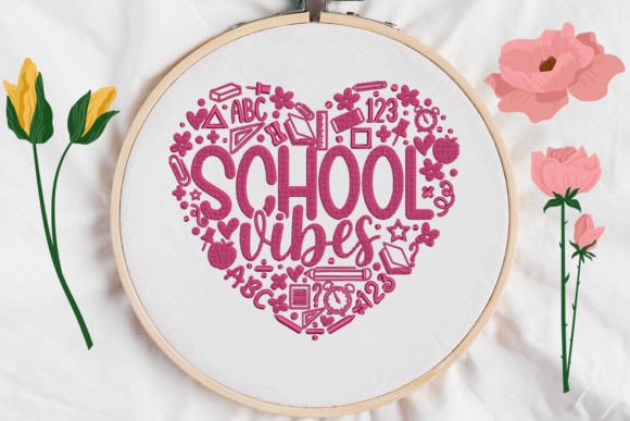 School Vibes, Heart Made of Objects