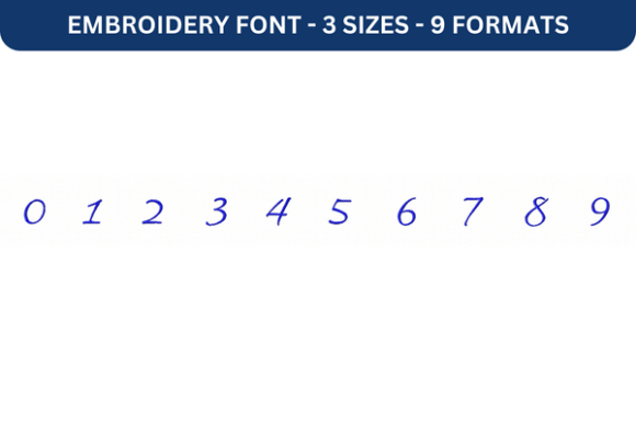 Scriptina Font Number 0 to 9 Review