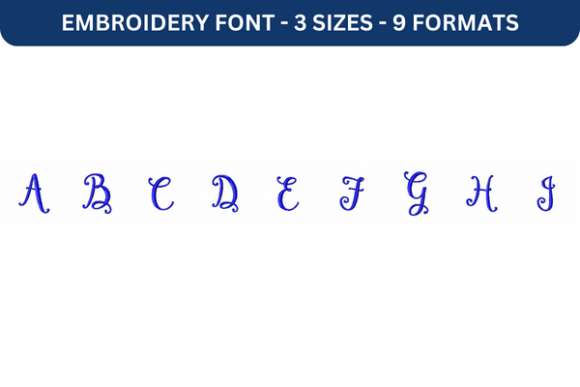 Secret Garden Font Upper a to I