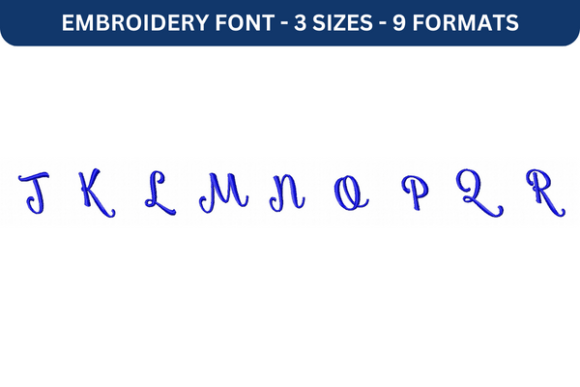 Smoothie Shoppe Font Upper J to R