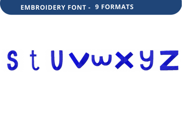 Taffy Luck Font Lowercase S to Z